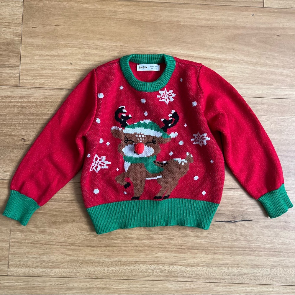 Christmas Sweater with Reindeer